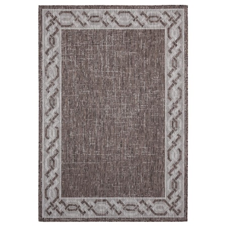 United Weavers Of America 7 ft. 10 in. x 10 ft. 6 in. Augusta Whitehaven Brown Rectangle Oversize Rug 3900 10050 912